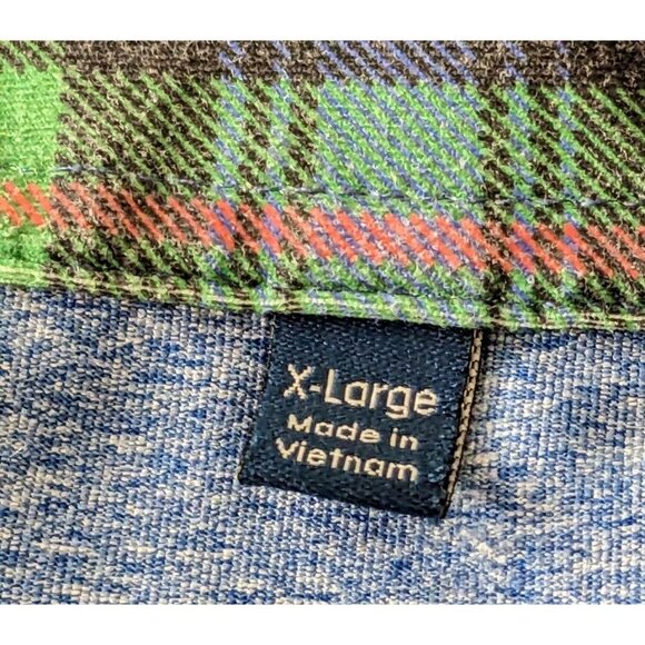 William Murray Polo Shirt Men XL Blue Golf Performance Plaid Trim Classic Preppy - Picture 10 of 11